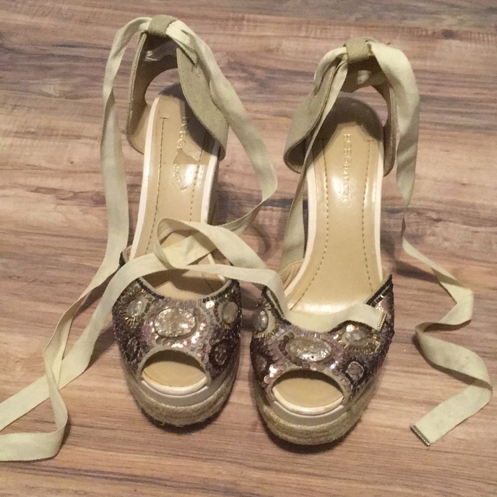 BCBGeneration Lace up Wedges